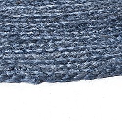 Kerek jutaszőnyeg - Amasia (kék)