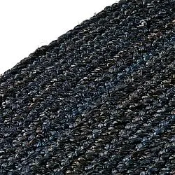 Kerek jutaszőnyeg - Amasia (sötétkék)