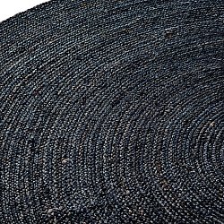 Kerek jutaszőnyeg - Amasia (sötétkék)