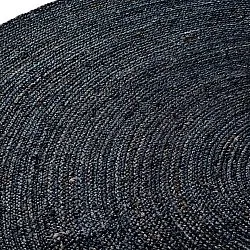 Kerek jutaszőnyeg - Amasia (sötétkék)