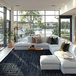 Zsákruha szőnyeg - Amasia (sötétkék)