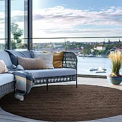 Kerek jutaszőnyeg - Amasia (sötét szürkés)