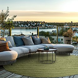 Kerek jutaszőnyeg - Amasia (olajbogyó)