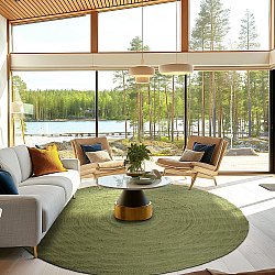 Kerek jutaszőnyeg - Amasia (olajbogyó)