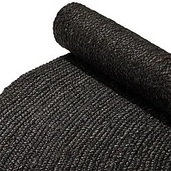 Kerek jutaszőnyeg - Amasia (fekete)