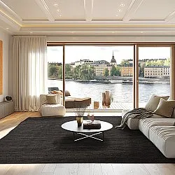 Zsákruha szőnyeg - Amasia (fekete)