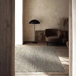 Zsákruha szőnyeg - Bally Jute/wool Bubble (természet/fehér)