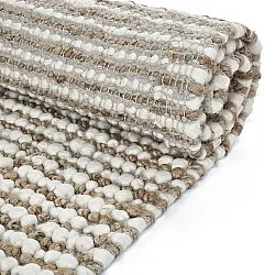 Zsákruha szőnyeg - Bally Jute/wool Bubble (természet/fehér)