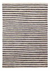 Zsákruha szőnyeg - Howrah Braided Jute (natúr/fehér/fekete)