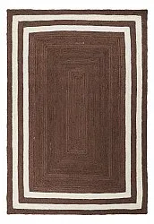 Zsákruha szőnyeg - Jessore (barna/fehér)