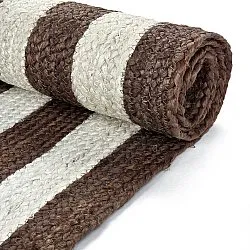 Zsákruha szőnyeg - Jessore (barna/fehér)