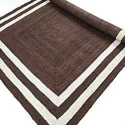 Zsákruha szőnyeg - Jessore (barna/fehér)