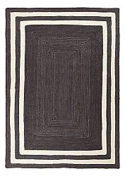 Zsákruha szőnyeg - Jessore (sötét szürkés/fehér)