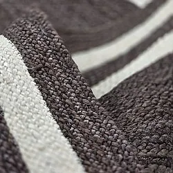 Zsákruha szőnyeg - Jessore (sötét szürkés/fehér)