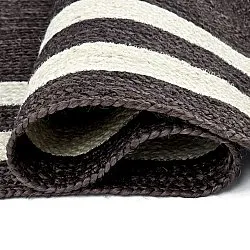 Zsákruha szőnyeg - Jessore (sötét szürkés/fehér)