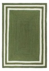 Zsákruha szőnyeg - Jessore (katonai zöld/fehér)