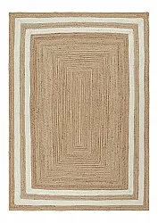 Zsákruha szőnyeg - Jessore (természet/fehér)