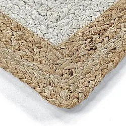 Zsákruha szőnyeg - Jessore (természet/fehér)