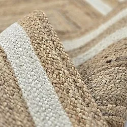 Zsákruha szőnyeg - Jessore (természet/fehér)