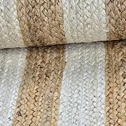 Zsákruha szőnyeg - Jessore (természet/fehér)