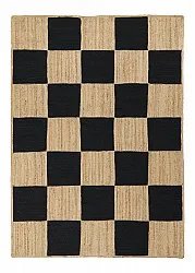 Zsákruha szőnyeg - Khulna (natúr/fekete)