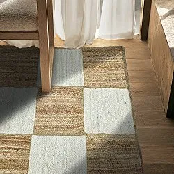 Zsákruha szőnyeg - Khulna (természet/fehér)