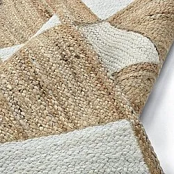 Zsákruha szőnyeg - Khulna (természet/fehér)