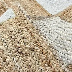 Zsákruha szőnyeg - Khulna (természet/fehér)