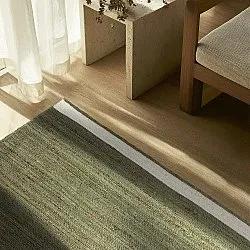 Zsákruha szőnyeg - Senaki (katonai zöld/fehér)