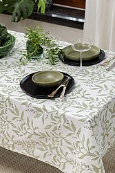 Asztalterítők - Pamut terítő Katri (zöld)