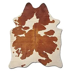 Szőrmés szőnyeg - Barna/fehér 1140