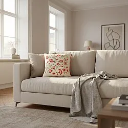 Párnahuzat - Kalmar Embroidered Cushion Cover (multi)