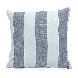 Párnahuzat - Kora stripe cotton cushion cover (sötétkék/világoskék)