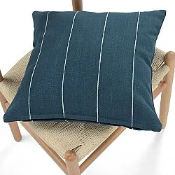 Párnahuzat - Martina Stripe (kék/fehér)