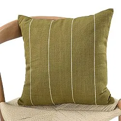 Párnahuzat - Martina Stripe (zöld/fehér)