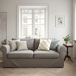 Párnahuzat - Montreux (törtfehér/szürke)