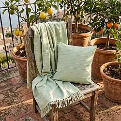 Párnahuzat - Nalani cotton cushion cover (világoszöld)