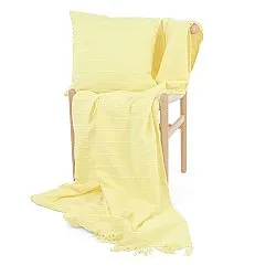 Párnahuzat - Nalani cotton cushion cover (világossárga)