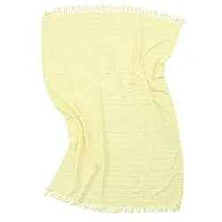 Takarók - Nalani cotton throw (világossárga)