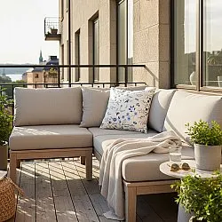 Párnahuzat - Stavanger Embroidered Cushion Cover (multi)