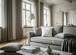 Párnahuzat - Stavanger Embroidered Cushion Cover (multi)