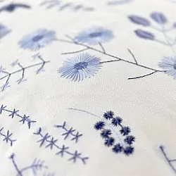 Párnahuzat - Stavanger Embroidered Cushion Cover (multi)