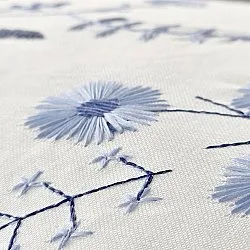 Párnahuzat - Stavanger Embroidered Cushion Cover (multi)