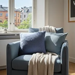 Párnahuzat - Vanja (sötétkék)