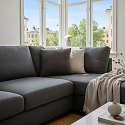 Párnahuzat - Vanja (fekete)