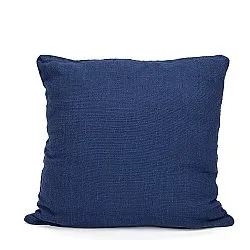 Párnahuzat - Veya cotton cushion cover (sötétkék)
