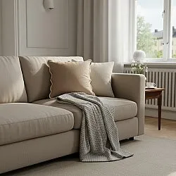 Párnahuzat - Yrsa (sötét bézs)