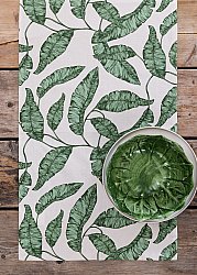 Asztalfutók - Futó Leaves (zöld)