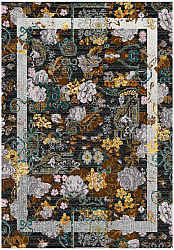Wilton szőnyeg - Lefkada (fekete/többszínű)