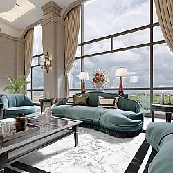 Wilton szőnyeg - Amaliada (fekete/fehér)